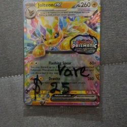 Jolteon Ex Rare Promo 
