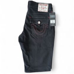 TRUE RELIGION MENS JEAN RICKY RELAXED SHORTS 31