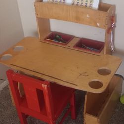 Toddler desk and chair