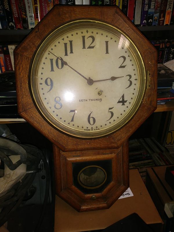 Railroad Clock By Seth Thomas For In Ross Oh Offerup Railroad Clock By Seth Thomas For