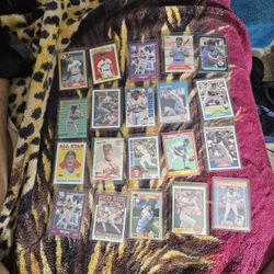     20.  ---        WADE BOGGS BASEBALL CARDS.  