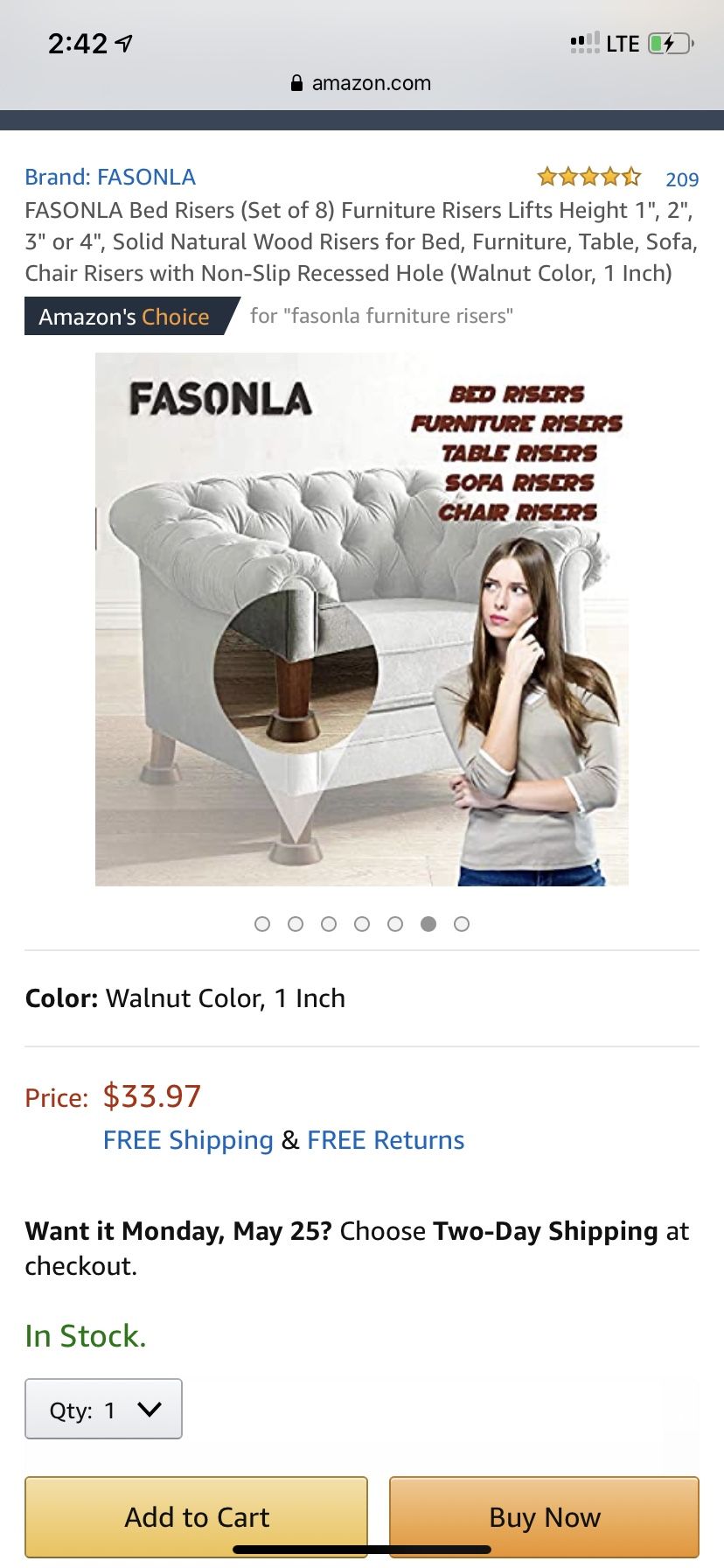 Furniture riser . New