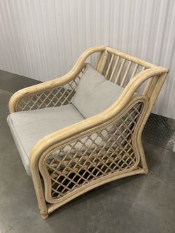 Bohemian Natural Rattan Accent Chair 🍃