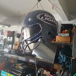 Light Up Huge Bud Light Helmet Advertising