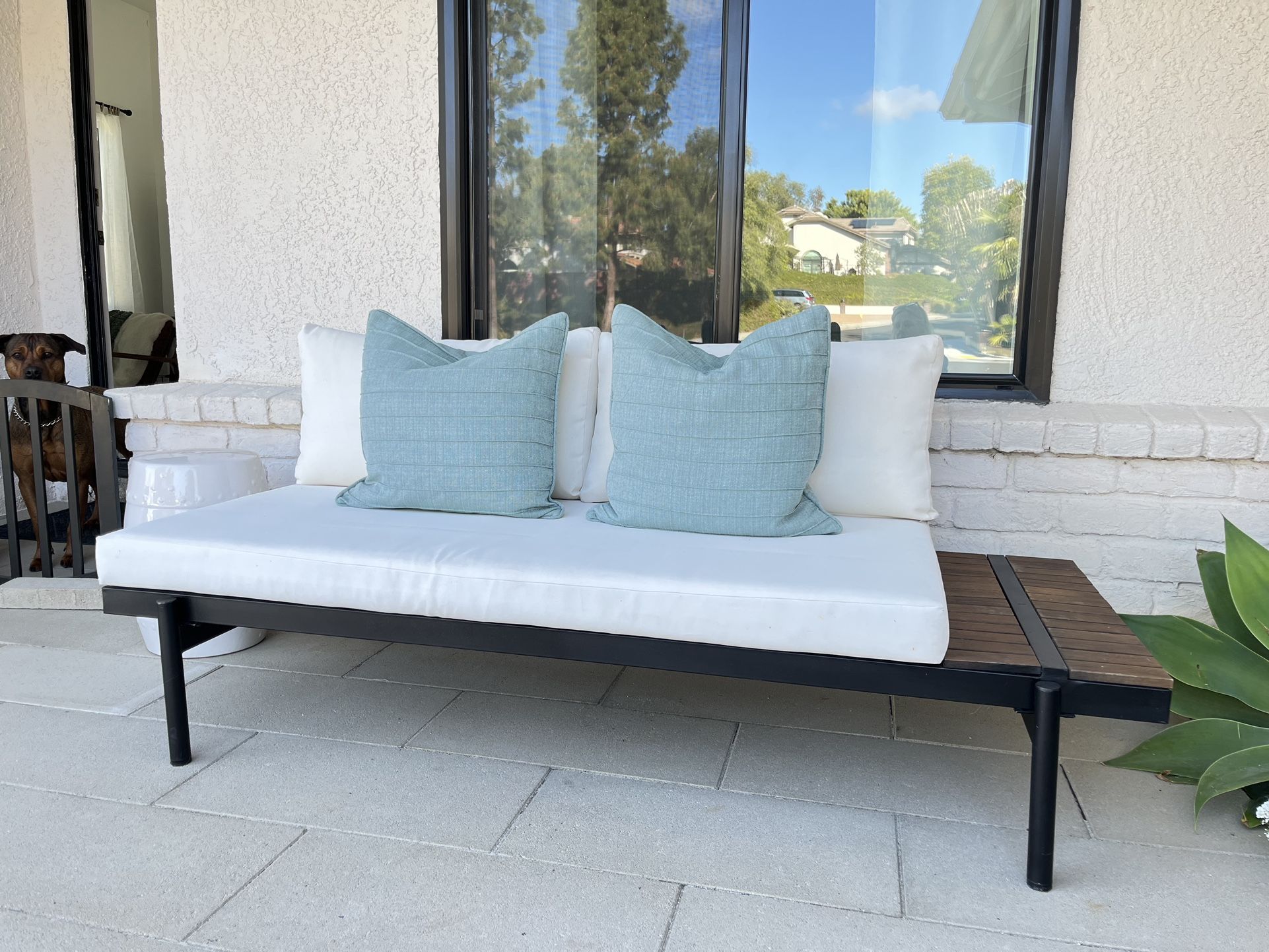 Mid Mod Outdoor Sofa & Coffee Table for Sale in Laguna Niguel, CA OfferUp