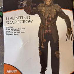 Halloween Costume - Adult large - Haunting Scarecrow