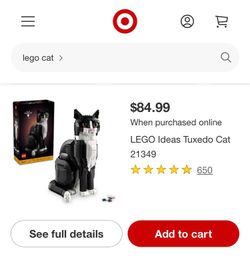 Lego Tuxedo Cat