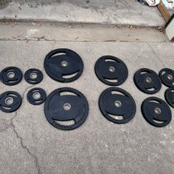TKO Strength Olympic Rubber Grip Plates - Read description
