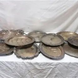 Silverplate Serving Trays 