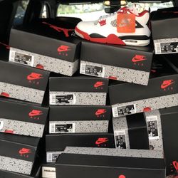 Jordan 4 Fire Red 2020 Sz 4 - 7 8 - 14