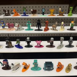 Minecraft Collectible Character Figure Pack Steve Alex Creeper Enderman Zombie