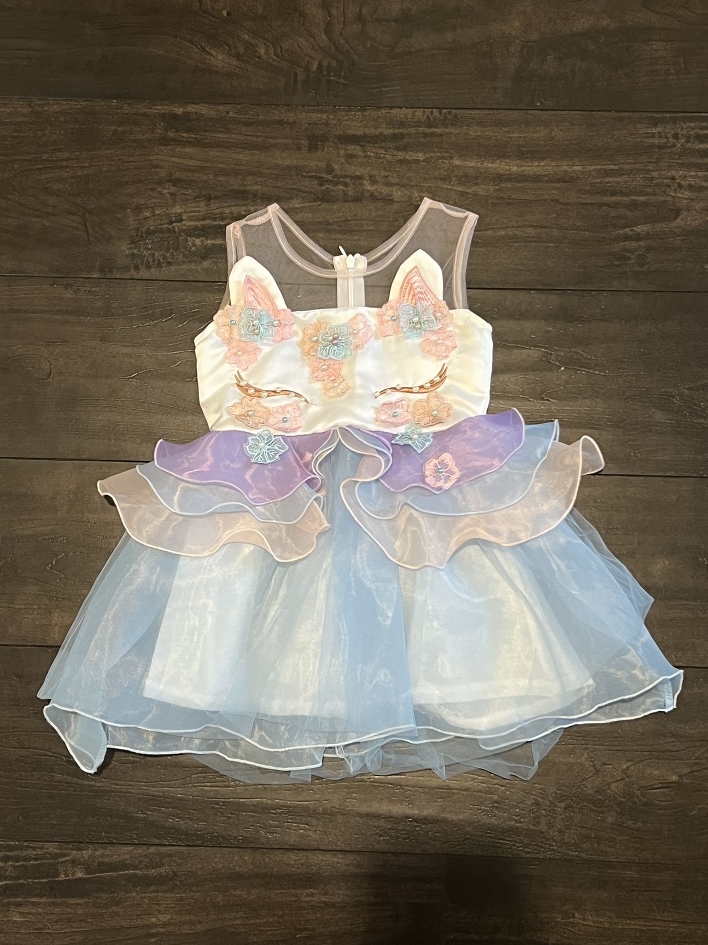 Girls unicorn costume/dress 3T Birthday party dress