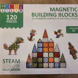 Magnetic Blocks (120ps) For Kids 