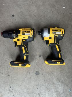 DEWALT 20v Impact And Drill Only Toools