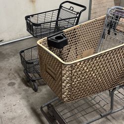 2 Grocery Carts/ 1 Large/ 1small
