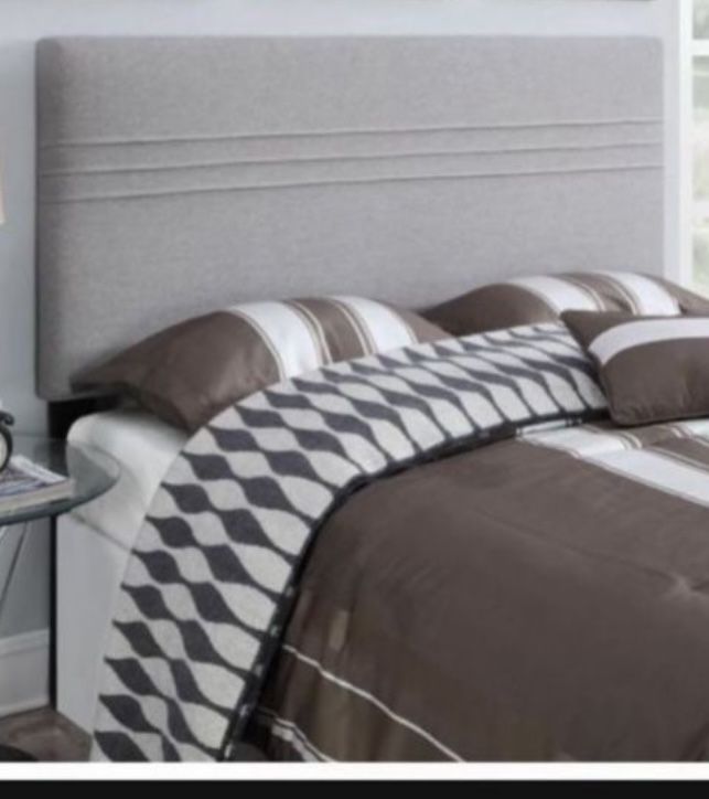 King Gray Headboard