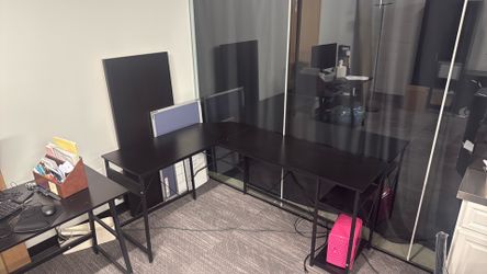 L shaped desk