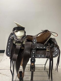 Montura charra de cuero