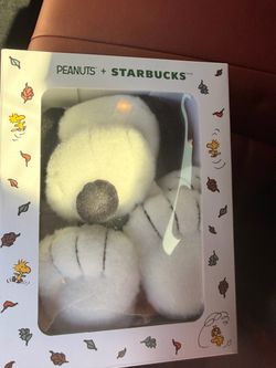 Peanuts x Starbucks Snoopy Plush Toy