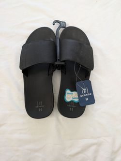 George Men's Comfort Slide Sandals