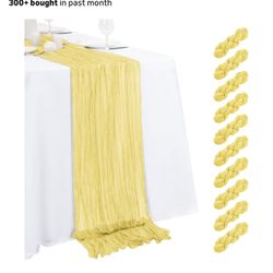 Yellow Cheesecloths