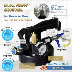 FIRSTINFO A1135QUS Patented 10L Pneumatic Transmission Fluid Pump Kit –