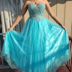 Prom Formal Dress Fits Smal To Medium