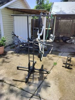 Rolling multi bike rack
