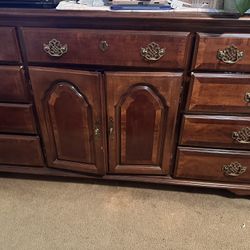 Wood dresser 