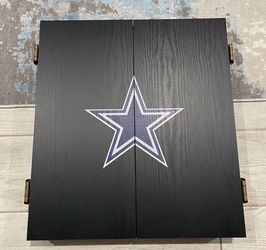 NFL Dartboard Cabinet Set - Brand New in Box- never used