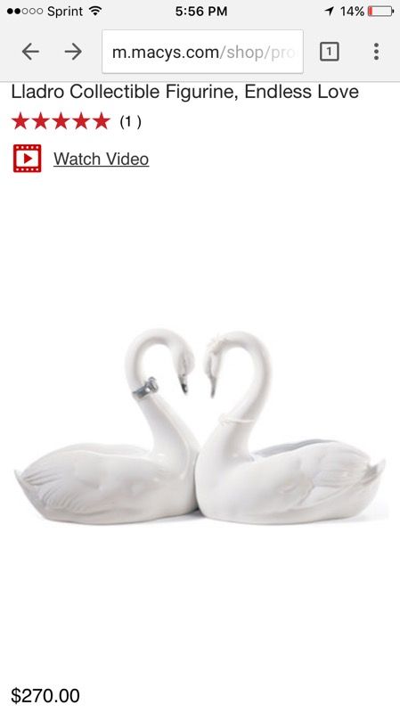 Lladro endless love in box