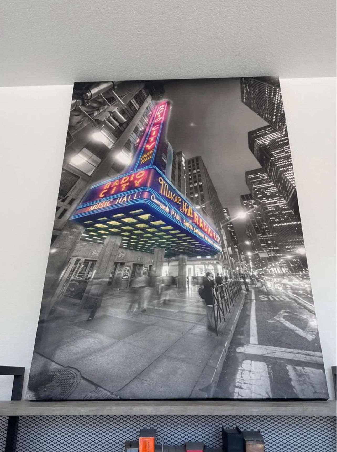 LARGE Radio City Music hall Canvas