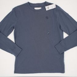 Abercrombie Kids A&F Essentials Blue Long Sleeve T-Shirt 11/12