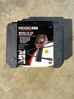 RIDGID CA-150 Micro Visual Inspection & Diagnostic Handheld Camera w/ 3.5 in. Color Display and Waterproof Camera Cable Options