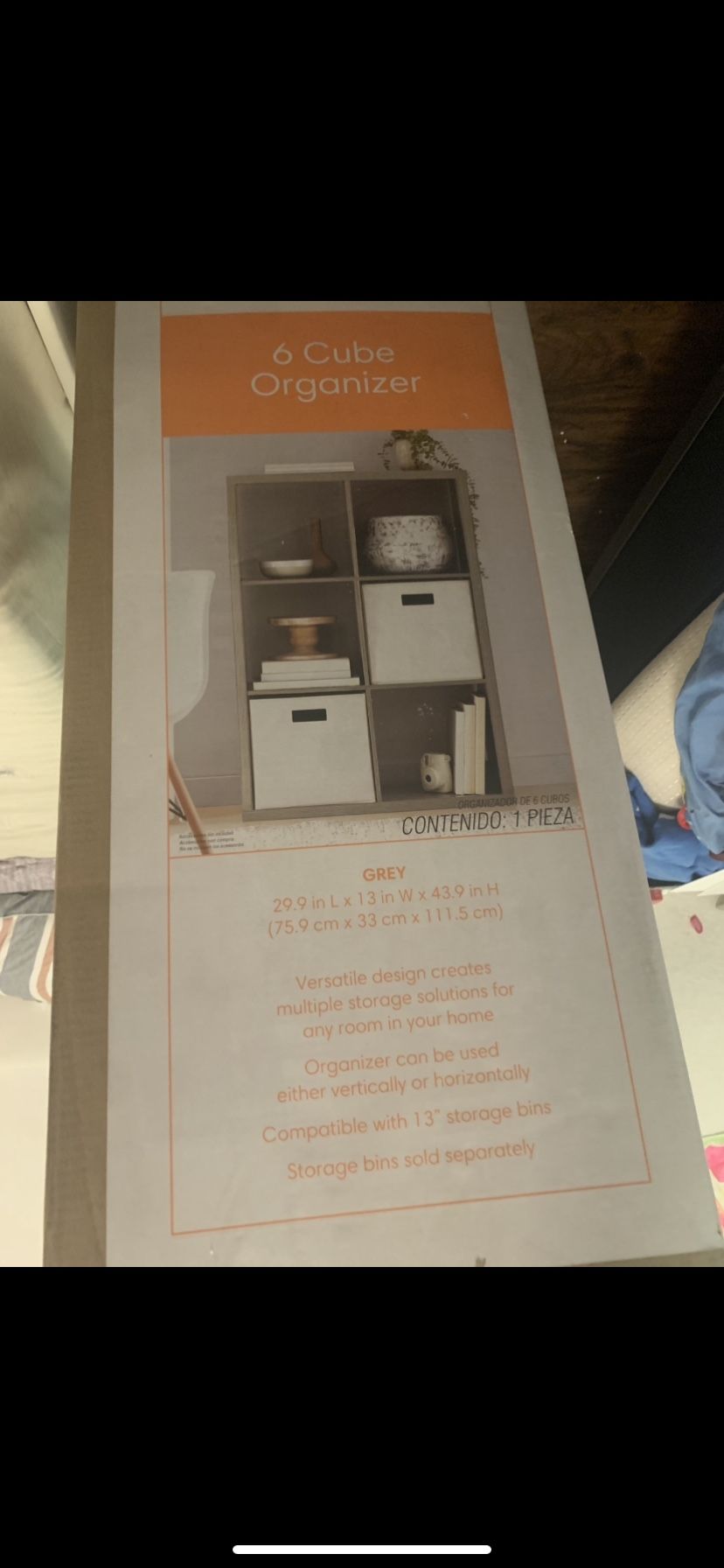 Grey 6 Cube Organizer Bed Bath & Beyond
