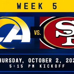 Los Angeles Rams Vs San Francisco 49ers 