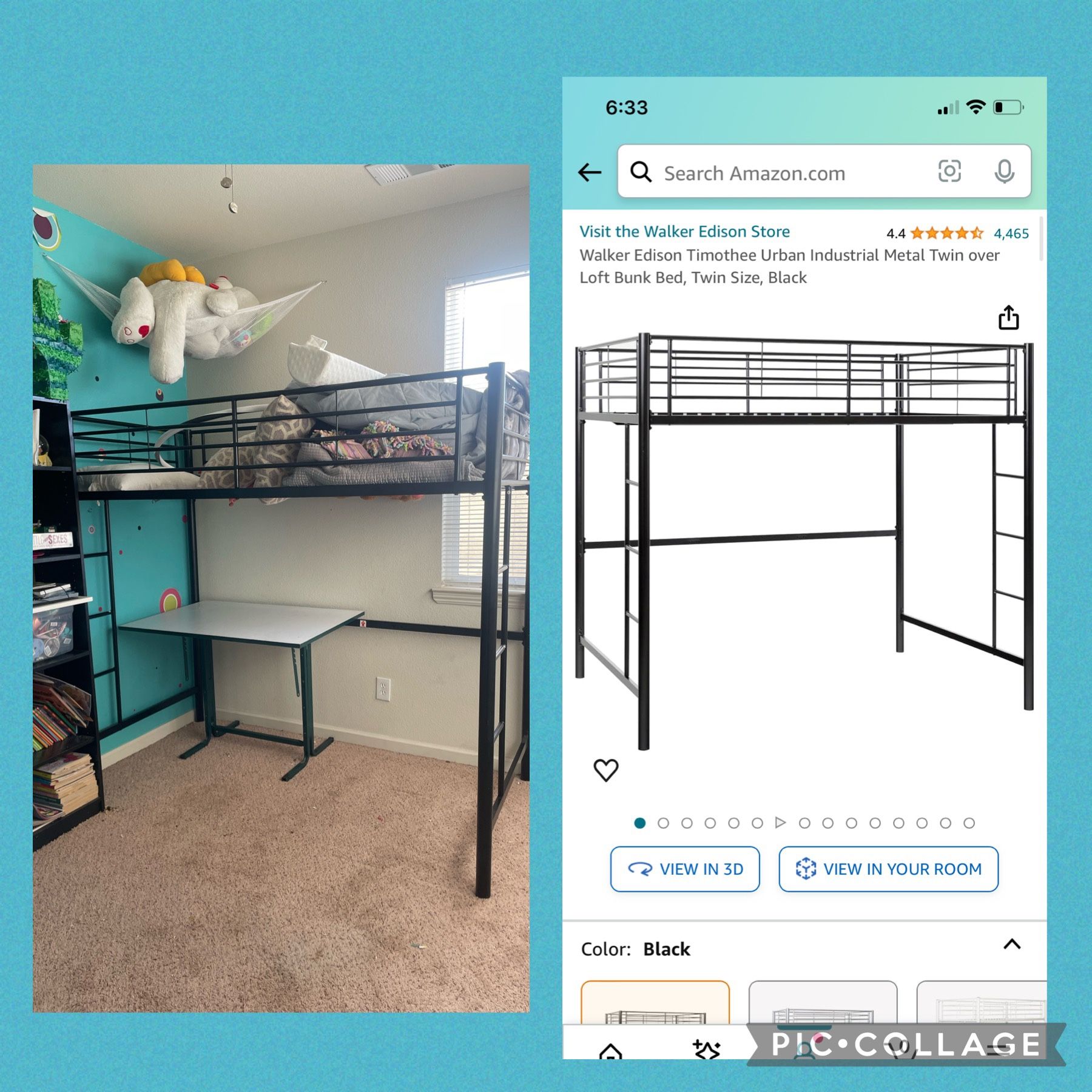 Loft bunk Bed 