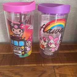 New ABC Hello Kitty & Friends Hawaii Tumbler Cups