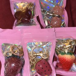 Fruit Big Keychains BNWT $20 EACH - Get A Deal If You Buy All!