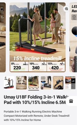 Walking pad treadmill