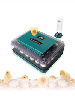 Egg Incubator, Incubators for Hatching Eggs, Incubators for Hatching Eggs with Automatic Egg Turner, Temperature & Humidity Control, for Chicken, Duck