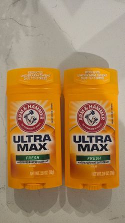 New Arm & Hammer Ultra Max Fresh Deodorant 2-Pack