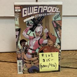 Marvel Comics Gwenpool Strikes Back #1 & 2