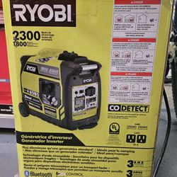 RYOBI
2,300-Watt Recoil Start Bluetooth Super Quiet Gasoline Powered Digital Inverter Generator with CO Shutdown Sensor