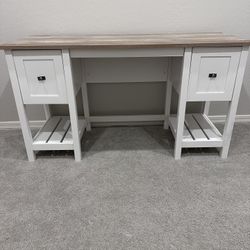 Desk & Bookcase Set
