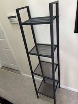 IKEA 4 Tier Metal Mesh Shelf Rack