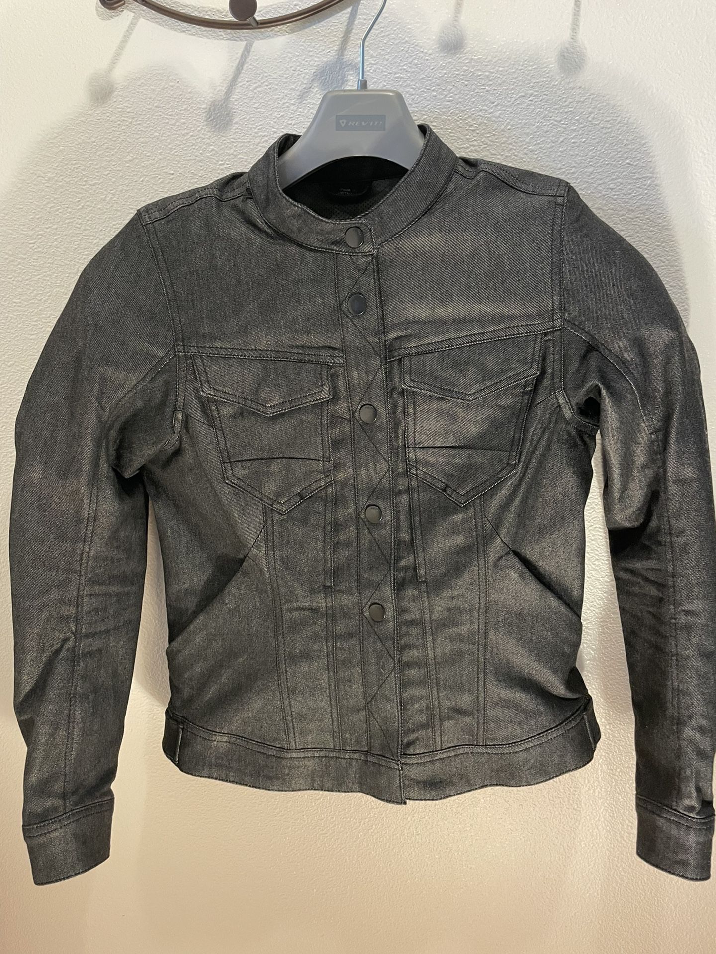 Rev’it Women’s Logan Gray Denim Motorcycle Jacket