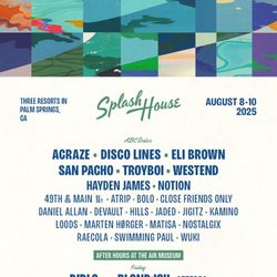 Splash House Weekend 1 Sunday Portion Wristband (2)
