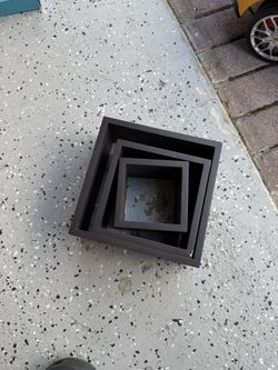 3 Square Floating Shelves