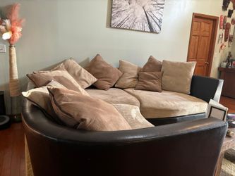 Sofa couch sectional with ottoman
